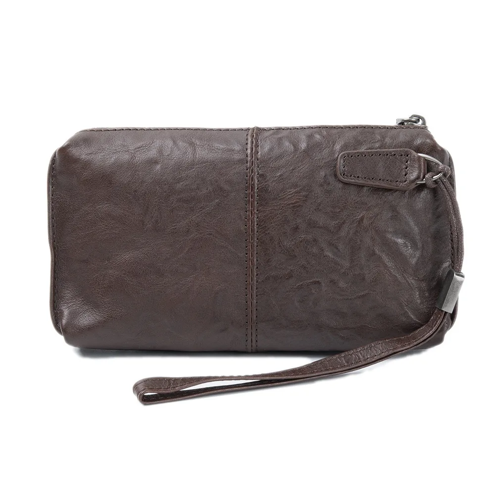 Travel Organizer Men - Männer Rindsleder Kupplung Geldbörse Tasche Herren