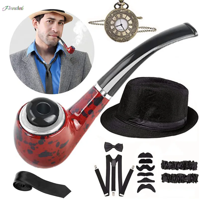 Men'S Accessories In The 1920S - Halloween Party Great Gatsby Cosplay Kostüm