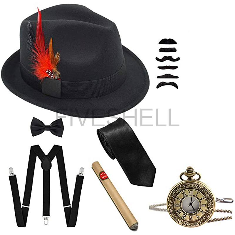 Men'S Accessories In The 1920S - Herren 1920er Jahre Gatsby Gangster Kostüm