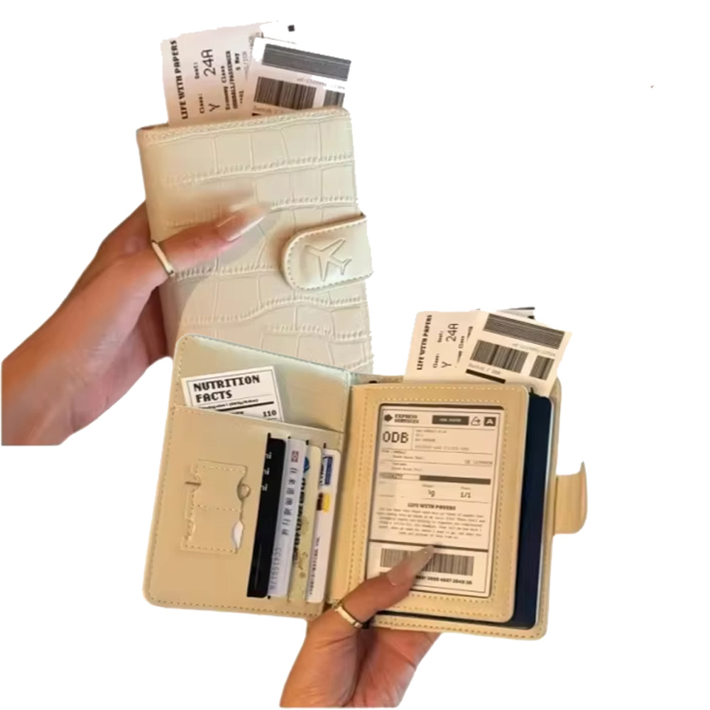 Travel Organizer Men - PU-Leder Reisepasshülle für Herren & Damen