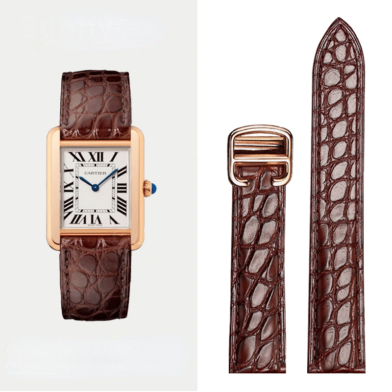 Men'S Accessories London - Echt leder Uhren armband für Cartier