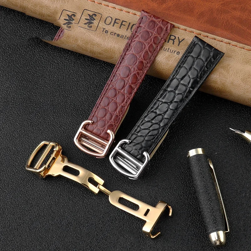Krokodil-Uhrenarmband, 16, 18, – Men'S Accessories London Bewertung und Preis