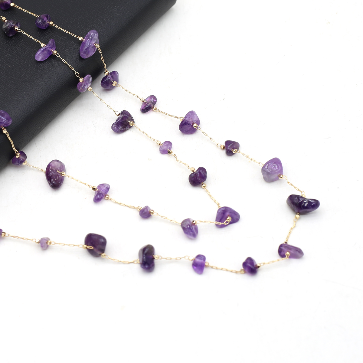 Natürliche Amethyst Stein Perl – Men Accessories All Bewertung und Preis