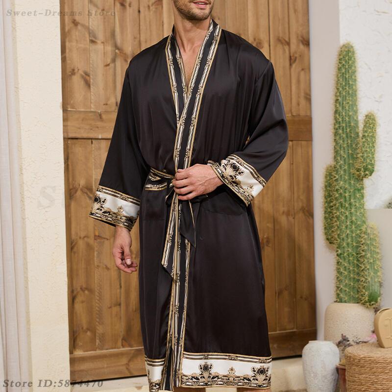 Männer Lange Robe Pyjamas Set  – Men'S Kimono Accessories Bewertung und Preis
